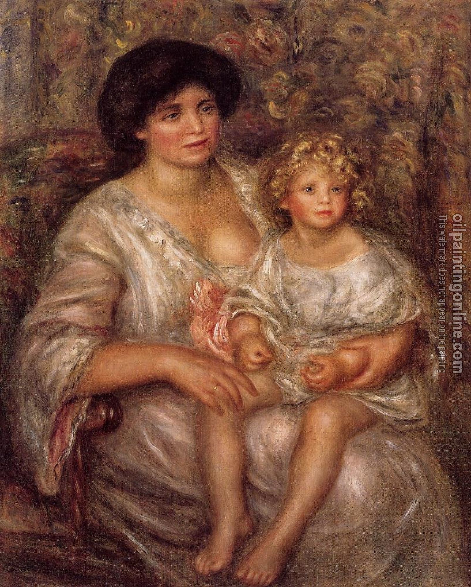 Renoir, Pierre Auguste - Madame Thurneyssan and Her Daughter